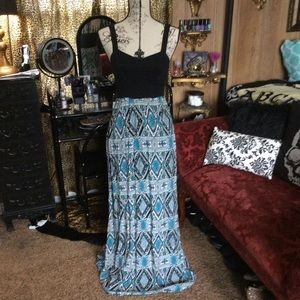 Maxi Aztec Dress
